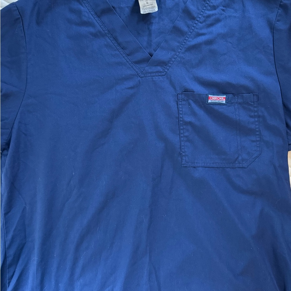 Cherokee Workwear Navy Scrub Set